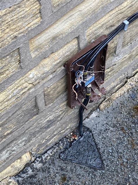 virgin junction box damaged